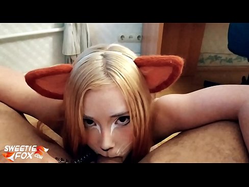 ❤️ Kitsune ingoia cazzo è cum in bocca ☑ Solo porno à co.robosexshop.ru ❤